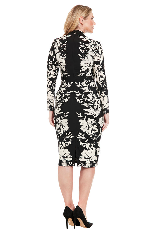 London Times T7593M Black/Cream back