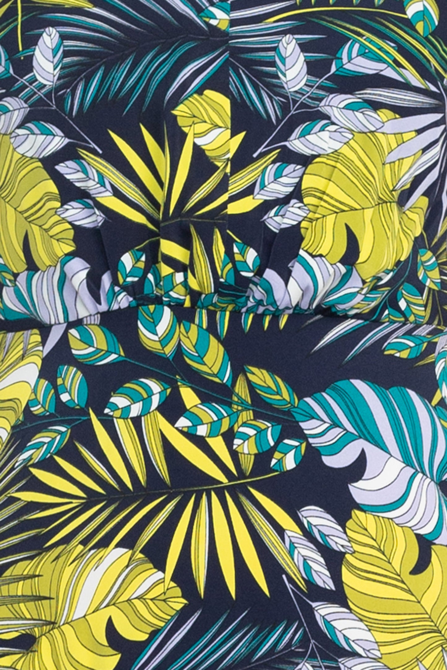 Sam Edelman Halter Tie Neck Keyhole Front Sleeveless Elastic Waist Multi Print Satin Dress - BLUE MULTI - fabric