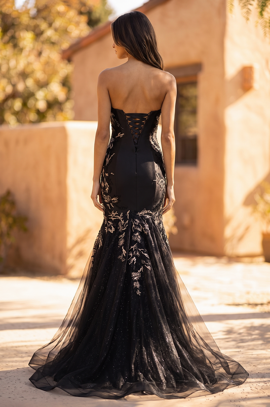 Style 1708 Black - Back View