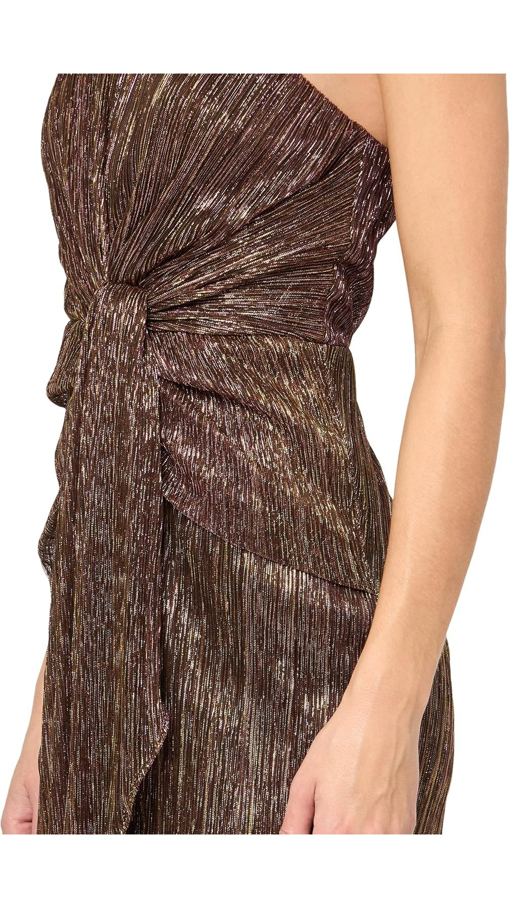 Adrianna Papell Stardust Pleated Draped Gown 208794 Wholesale