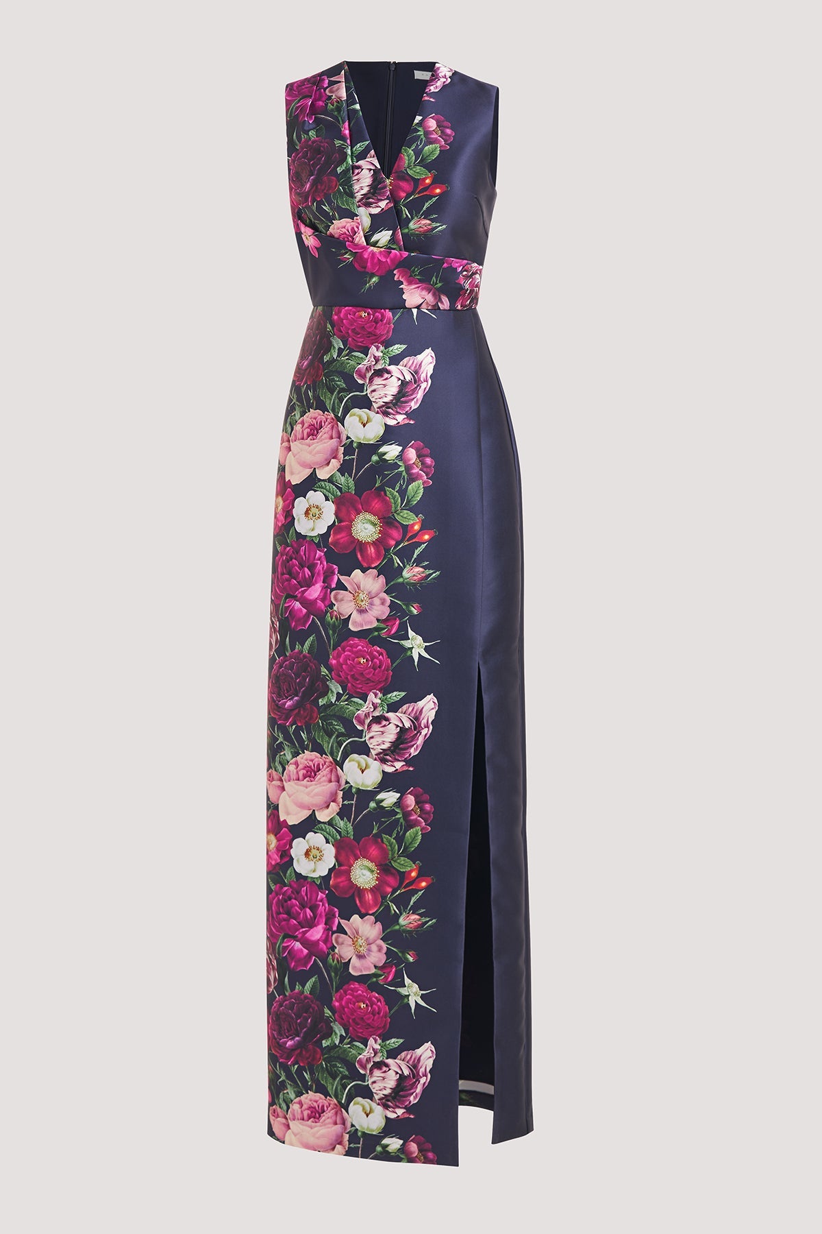 Faux-Wrap Column Gown Kay Unger 55110897