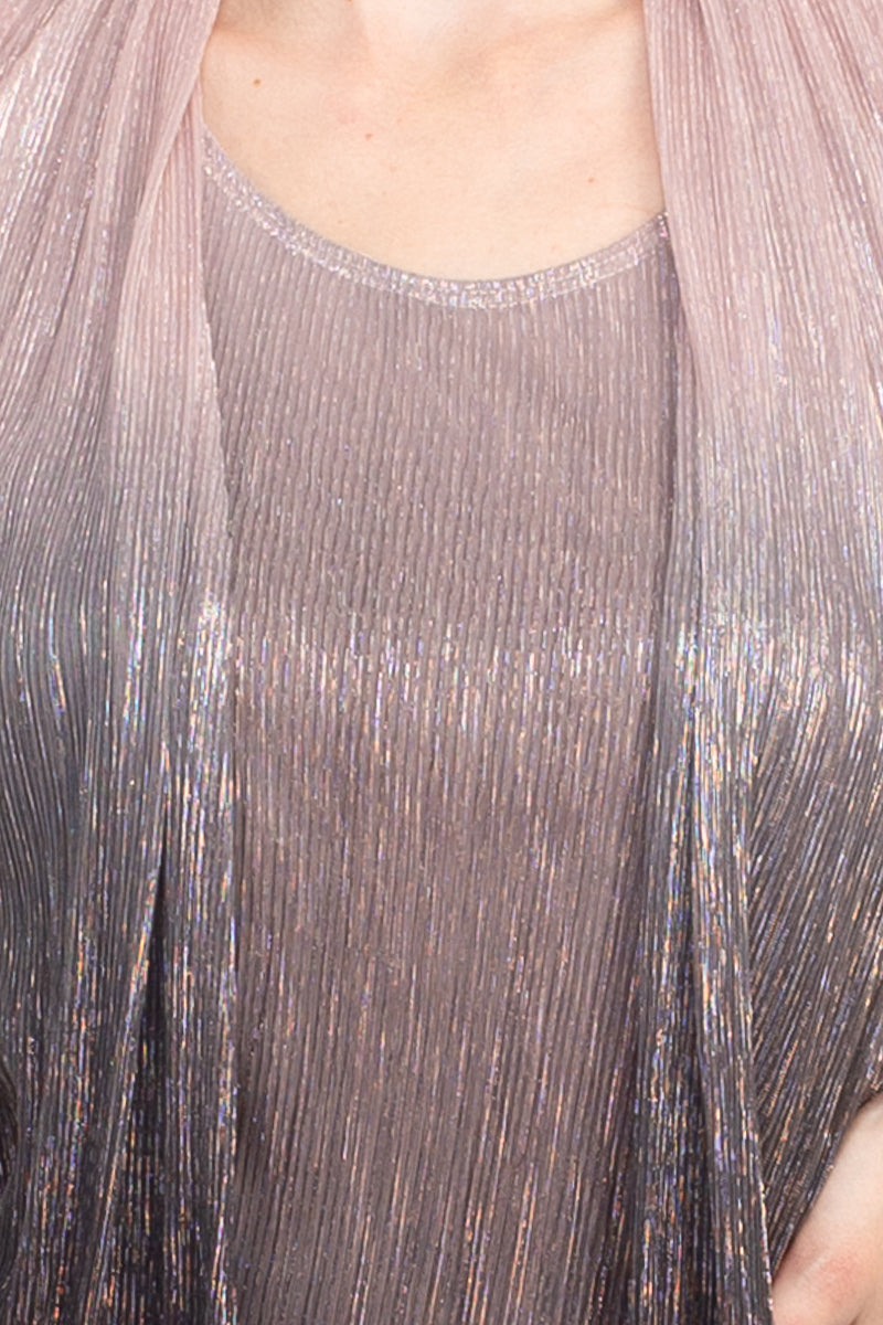 Conjunto de dos piezas de jersey con escote redondo de Marina