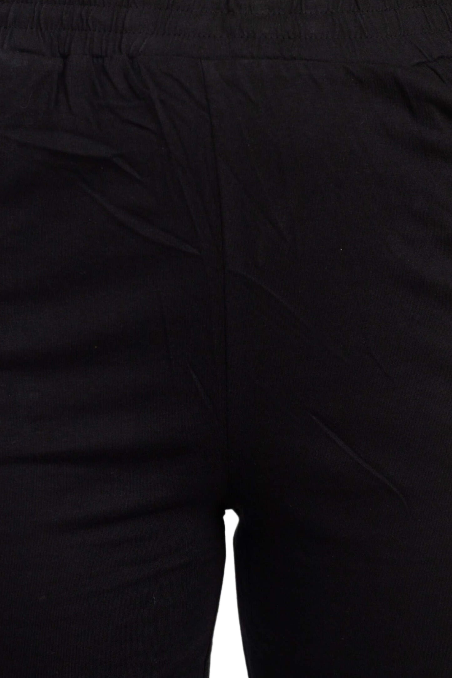 For the Republic Elastic Mid Waist Wide Leg Pockets Solid Pull-On Jersey Pant - BLACK - Fabric