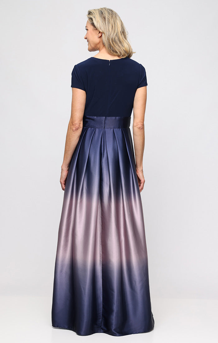Long Formal A-Line Pleated Dress SL Fashions 9150133