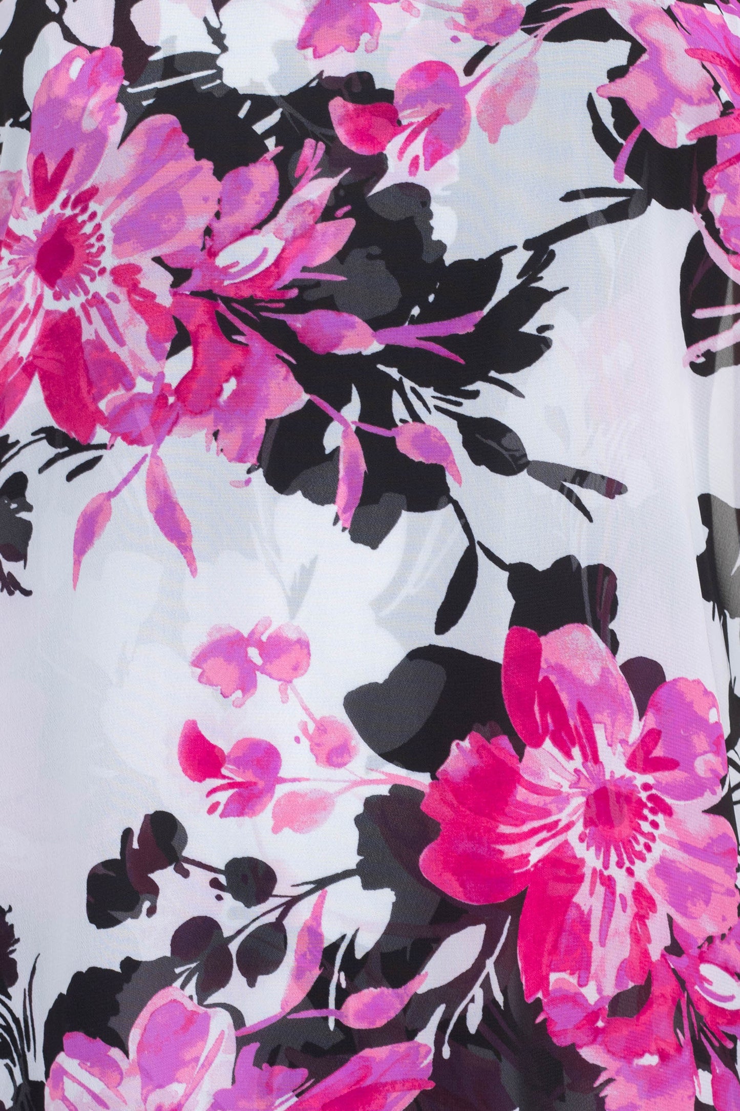 SL Fashion Halter Neck Sleeveless Floral Print Overlay Chiffon Dress - BLACK MULTI - Fabric