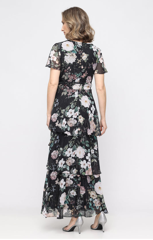 Tiered Chiffon Gown SL Fashions 9172220