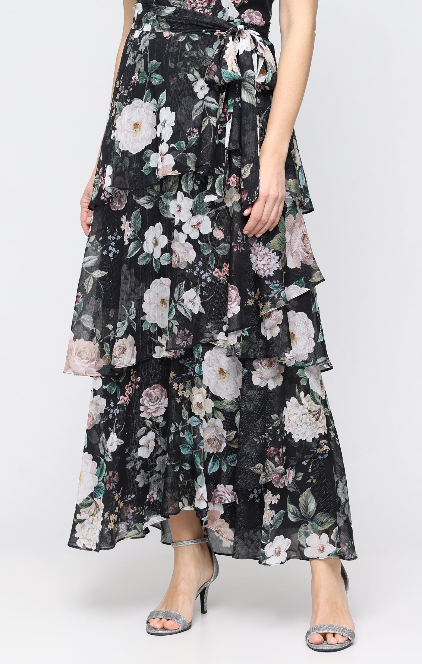 Tiered Chiffon Gown SL Fashions 9172220