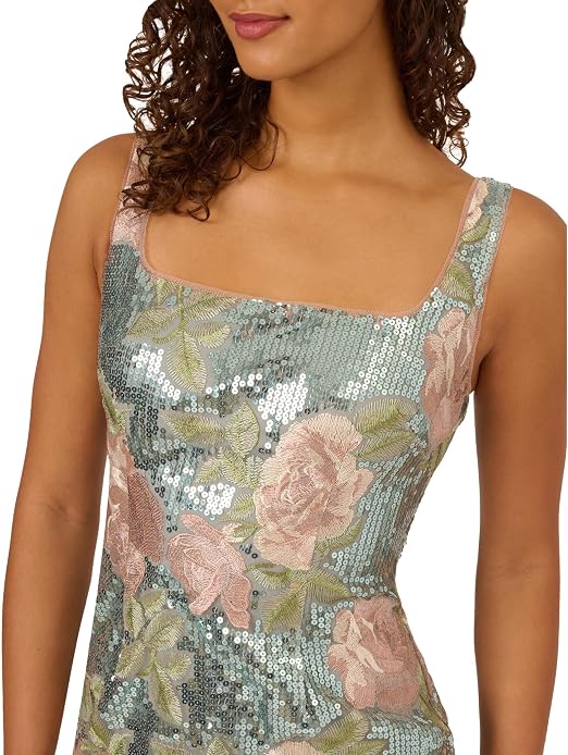 Square Mini/Short Sequin Occasion Bodycon Adrianna Papell AP1E211823