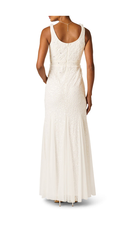 Adrianna Papell Beaded Godet Mermaid Gown 212746 Wholesale