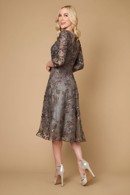Mini Cocktail Lace Mother of the Bride Dress