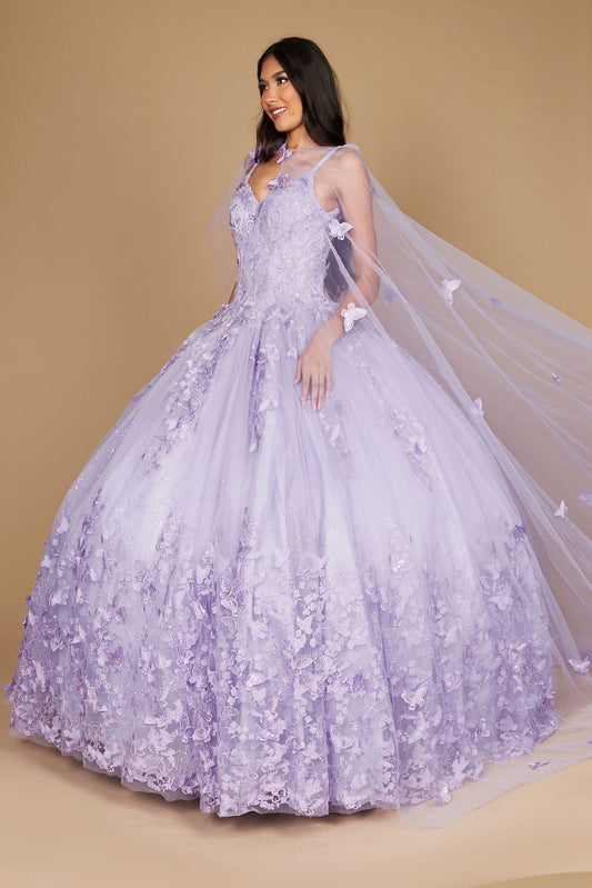 Sleeveless Floor Length Quinceanera Dress Hunter Green