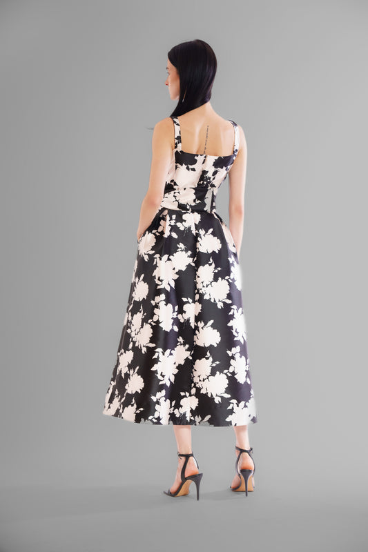 Julia Jordan JJ41162 Black Cream back view