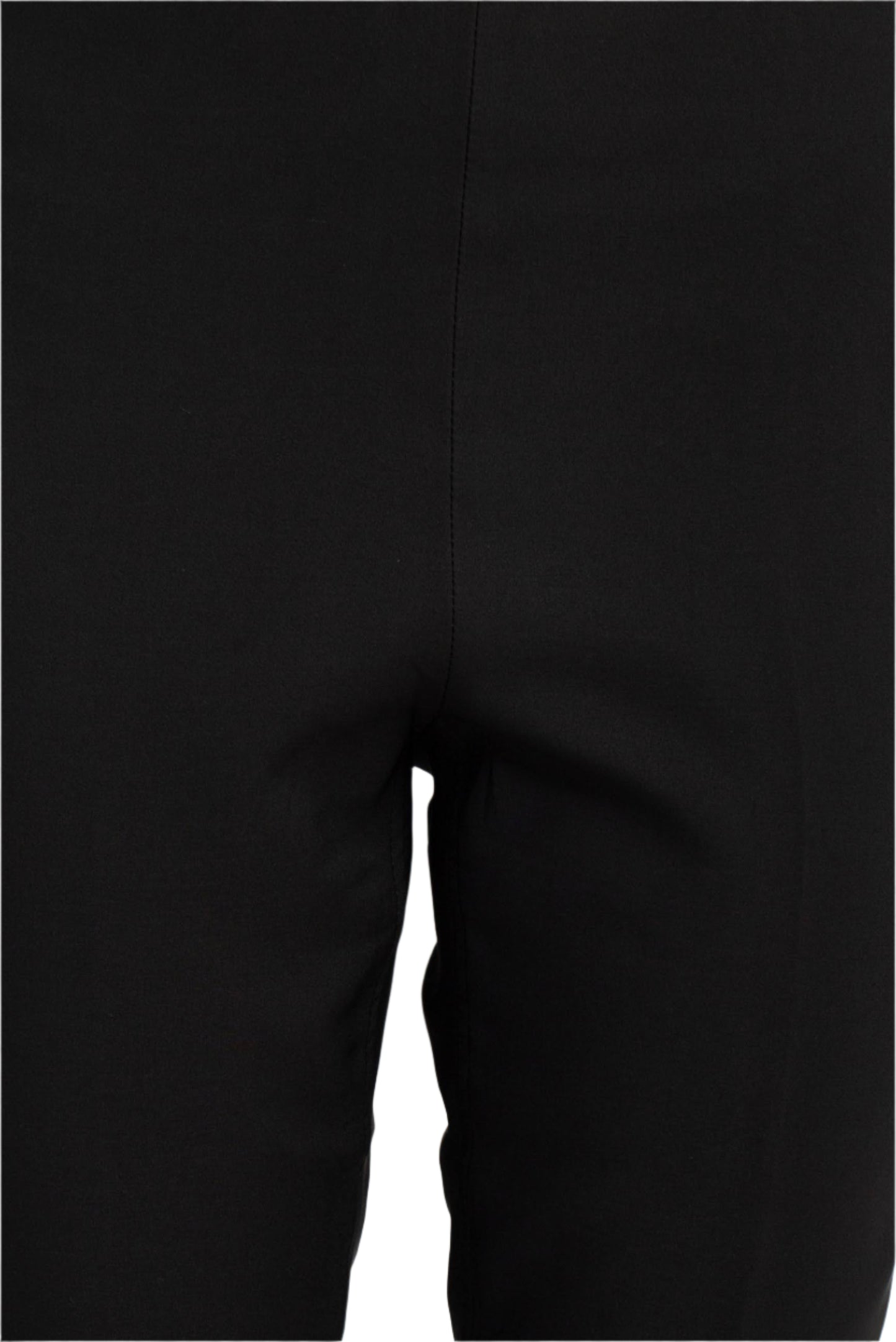 Adrianna Papell Mid Waist Solid Bi-Stretch Pull On Skinny Stretch Crepe Pants - BLACK - FABRIC