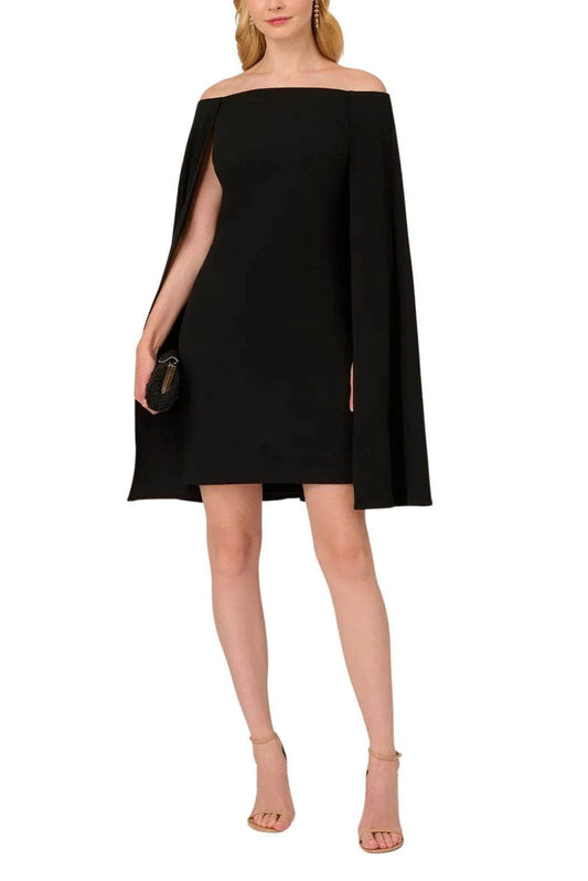 Off-the-Shoulder Mini/Short Scuba Occasion Bodycon Adrianna Papell AP1D104995