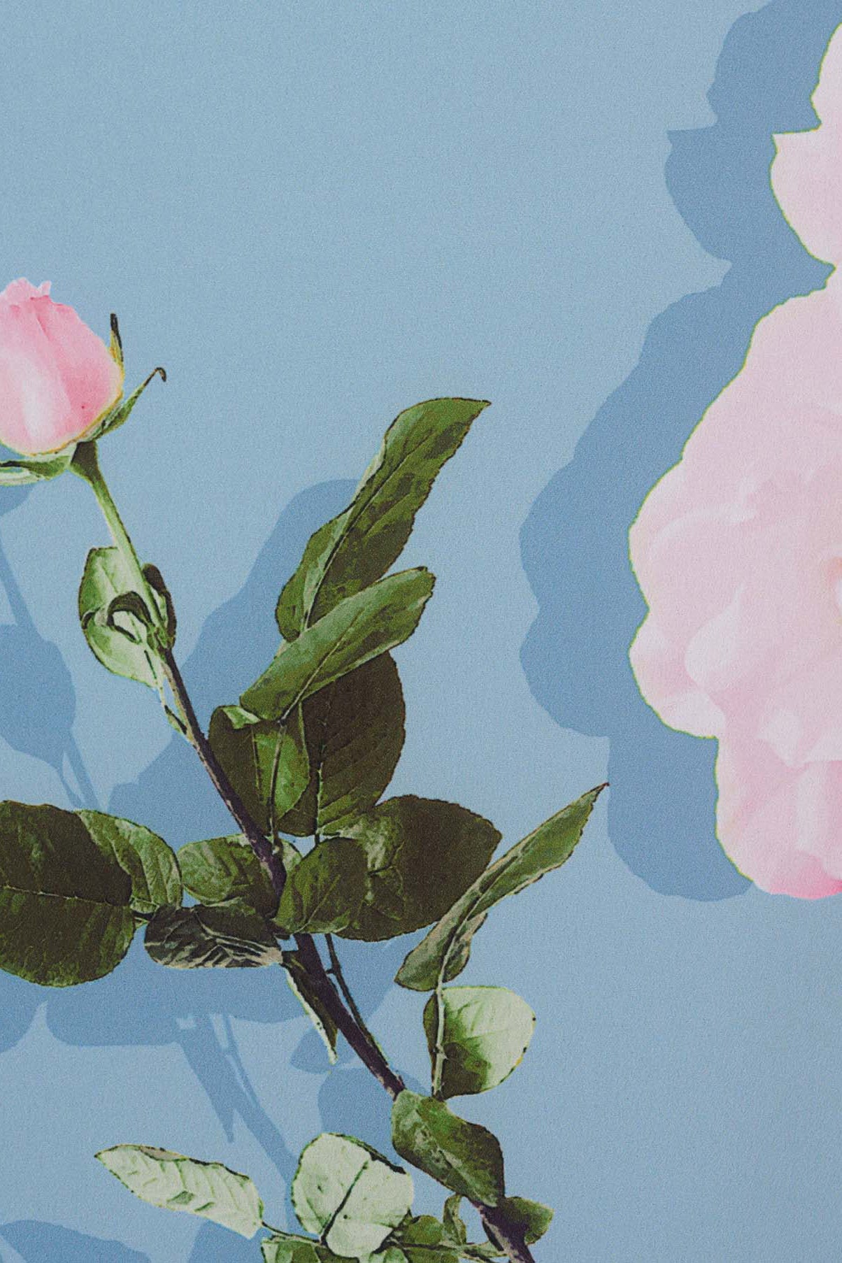 Adrianna Papell Tie Neck Sleeveless Zipper Back Floral Print Slit Side Crepe Dress - BLUE MULTI - Fabric