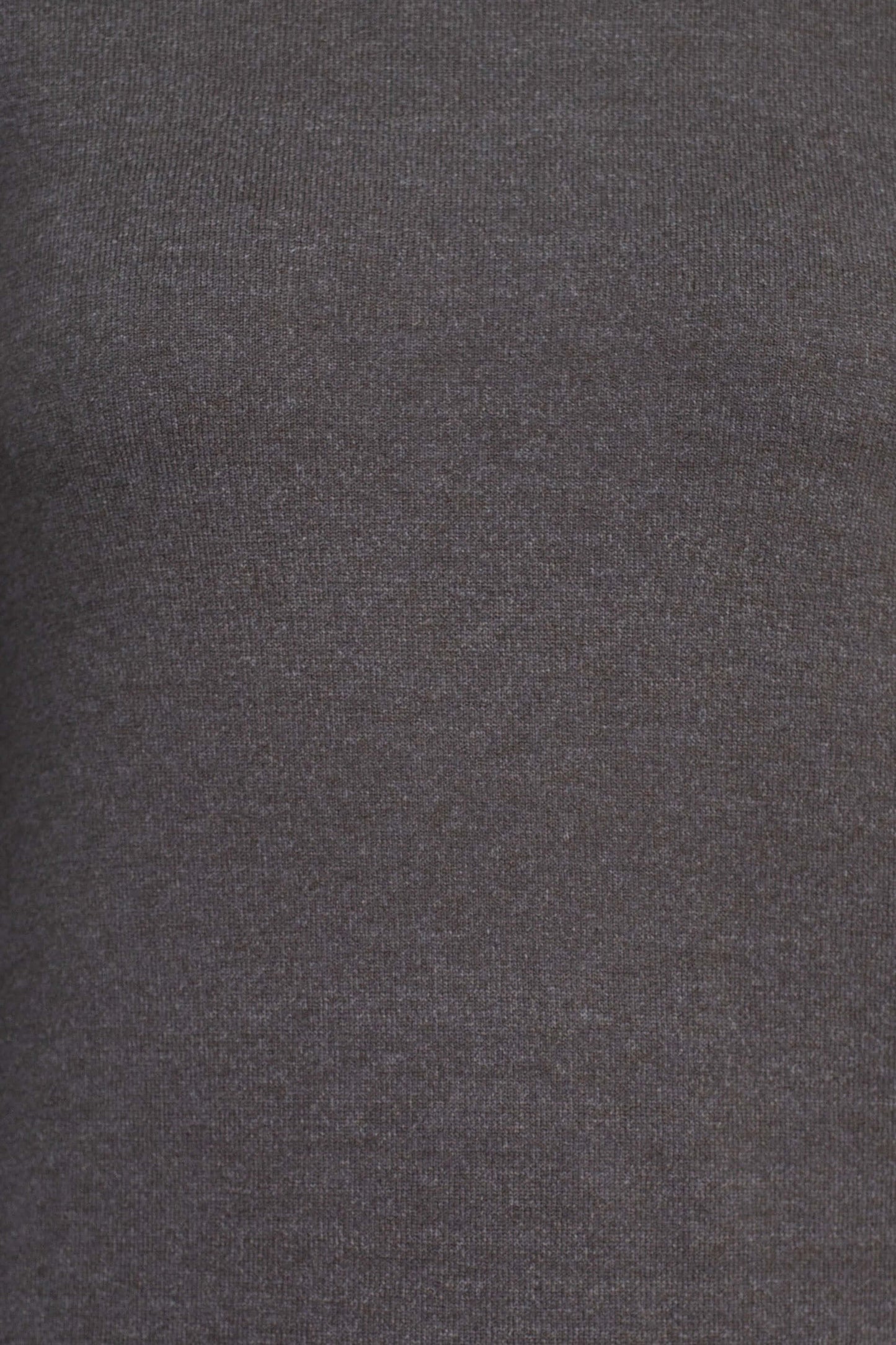 Cupio Scoop Neck Long Sleeve Solid Knit Top - HEATHER STEEL - FABRIC