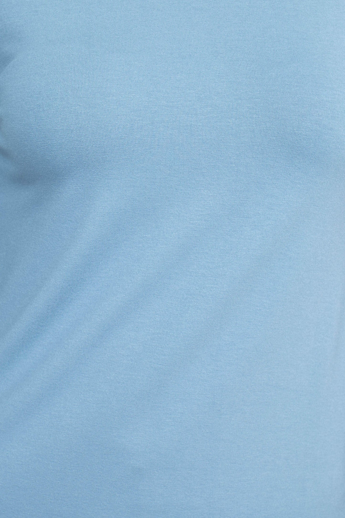 Cupio Crew Neck Long Sleeve Solid Knit Top - STARGAZER - Fabric