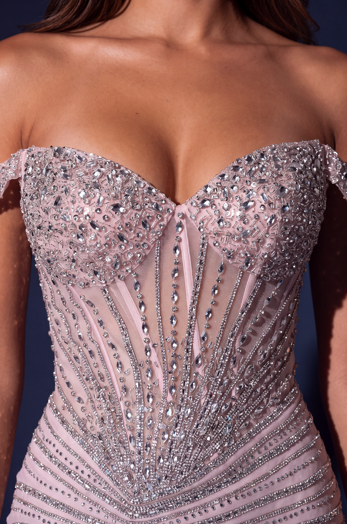 1729 Rose gown, view 2