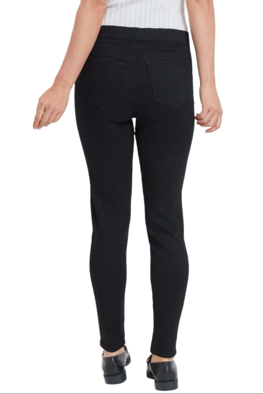 Royalty For Me By YMI High-Rise Skinny Pull-On Denim Jegging - W37 - Back