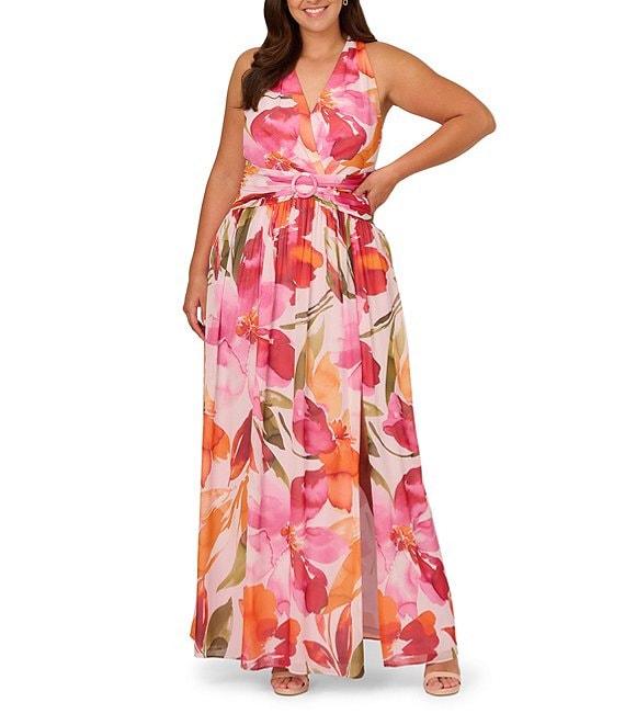 Wholesale Adrianna Papell AP1E212082 Long Floral Maxi Dress