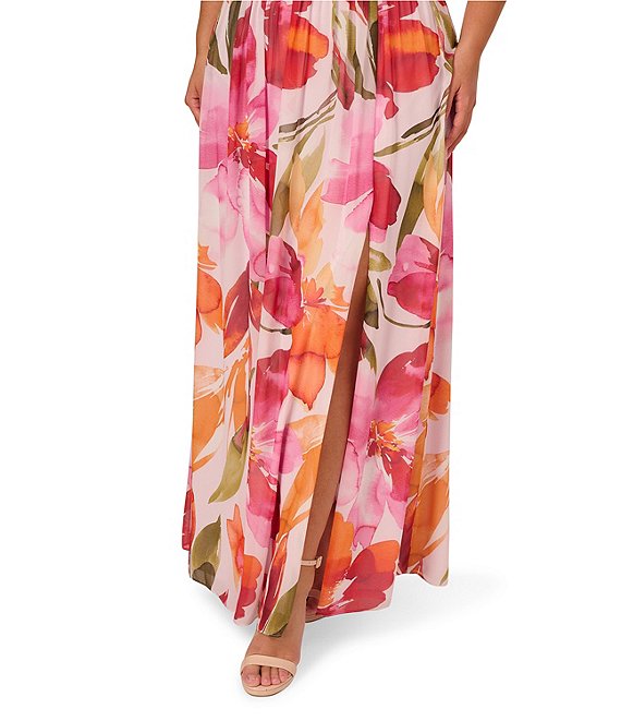 Wholesale Adrianna Papell AP1E212082 Long Floral Maxi Dress