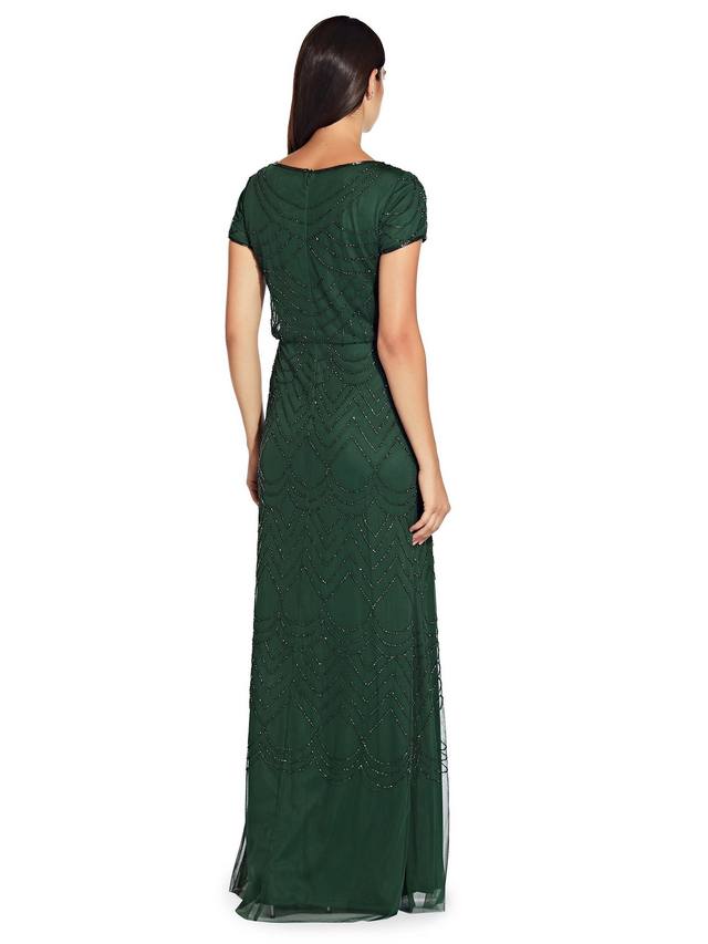 Wholesale Beaded 3D Petal Gown Adrianna Papell AP1E209936