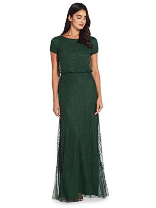 Wholesale Beaded 3D Petal Gown Adrianna Papell AP1E209936