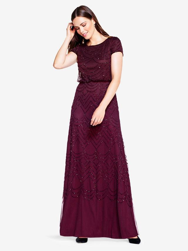 Wholesale Beaded 3D Petal Gown Adrianna Papell AP1E209936