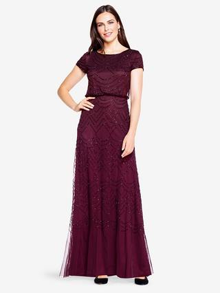 Wholesale Beaded 3D Petal Gown Adrianna Papell AP1E209936