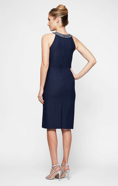 Short Sheath Contour Collection Dress Alex Evenings 134165