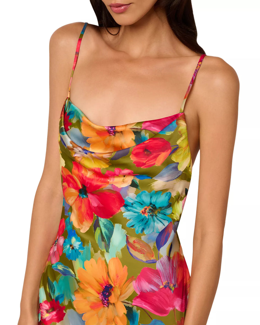 Yara Printed Satin Gown Liv Foster ML1E209313