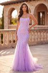 Long Mermaid Beaded Formal Evening Dress
