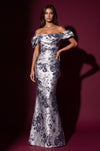 Floor Length Off Shoulder Formal Couture Evening Dress