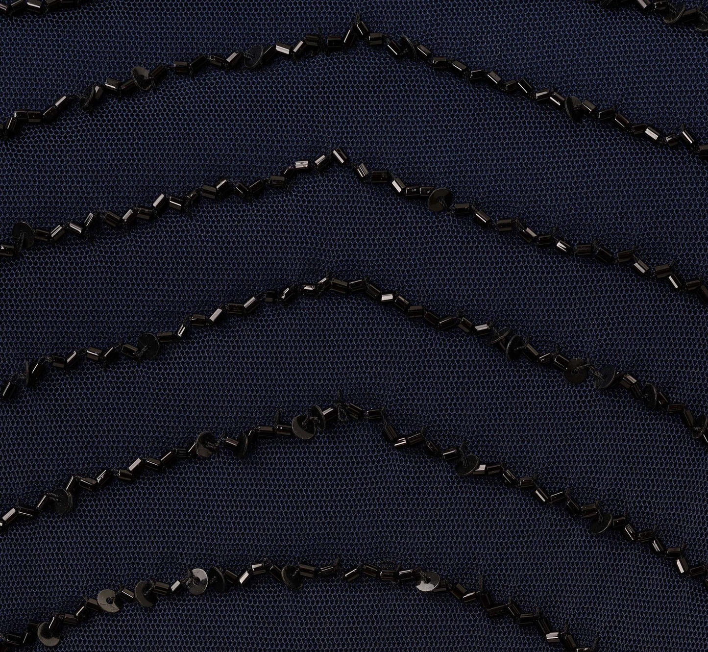 Halter Long Beaded Gown by Adrianna Papell 191914100 in Navy