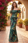 Floor Length Off Shoulder Formal Couture Evening Dress