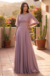 Mini Sleeve Mother of the Bride Dress