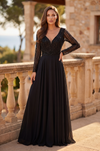 Long Sleeve Beaded Mother of the Bride Dress Wholesale
