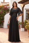 Mini Sleeve Mother of the Bride Dress