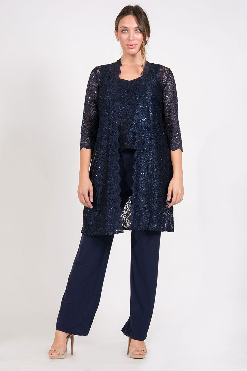 R&M Richards Mother of the Bride Pant Suit Made in USA - The Dress Outlet R&M Richards