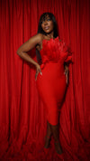 Bodycon Bandage Short Feather Formal