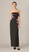 Aidan Mattox Strapless Beaded Flower Gown 209549 Wholesale