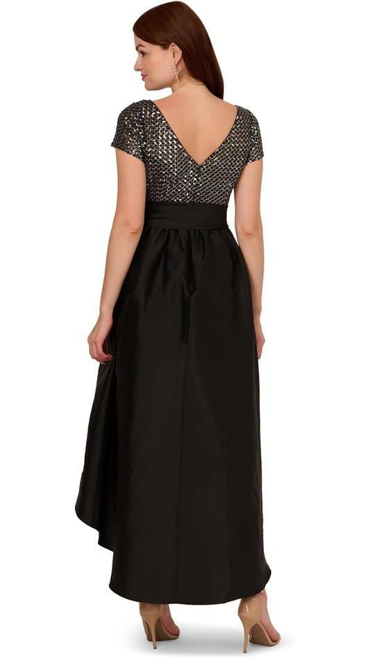Adrianna Papell Plus Size Sequin High-Low Dress 211534 Wholesale