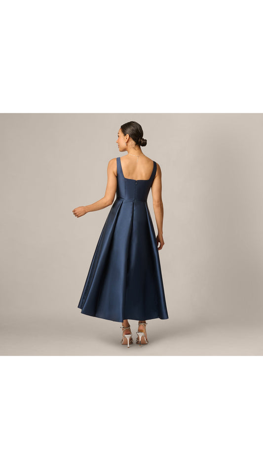 Adrianna Papell Petite Mikado Square Neck Midi Dress 211978 Wholesale