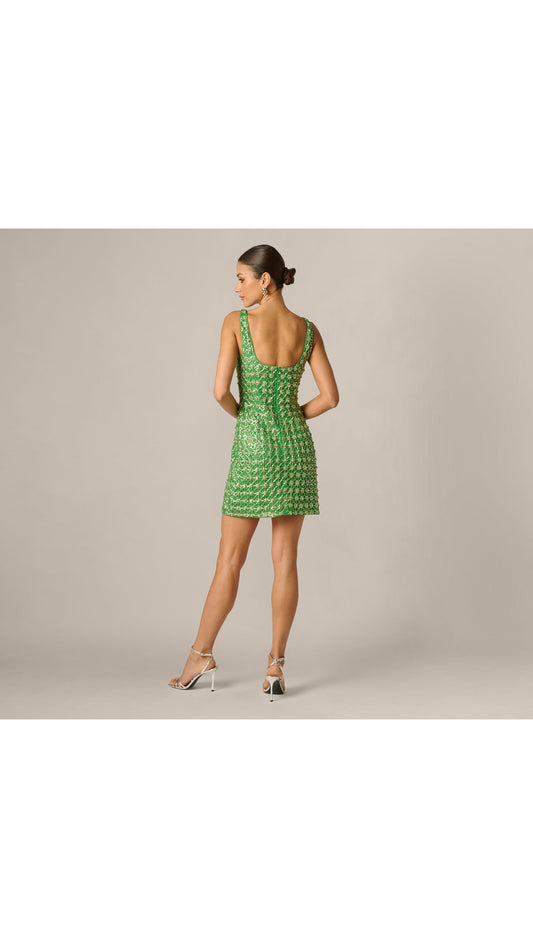 Adrianna Papell Sleeveless Beaded Sheath Mini Dress 213287 Wholesale