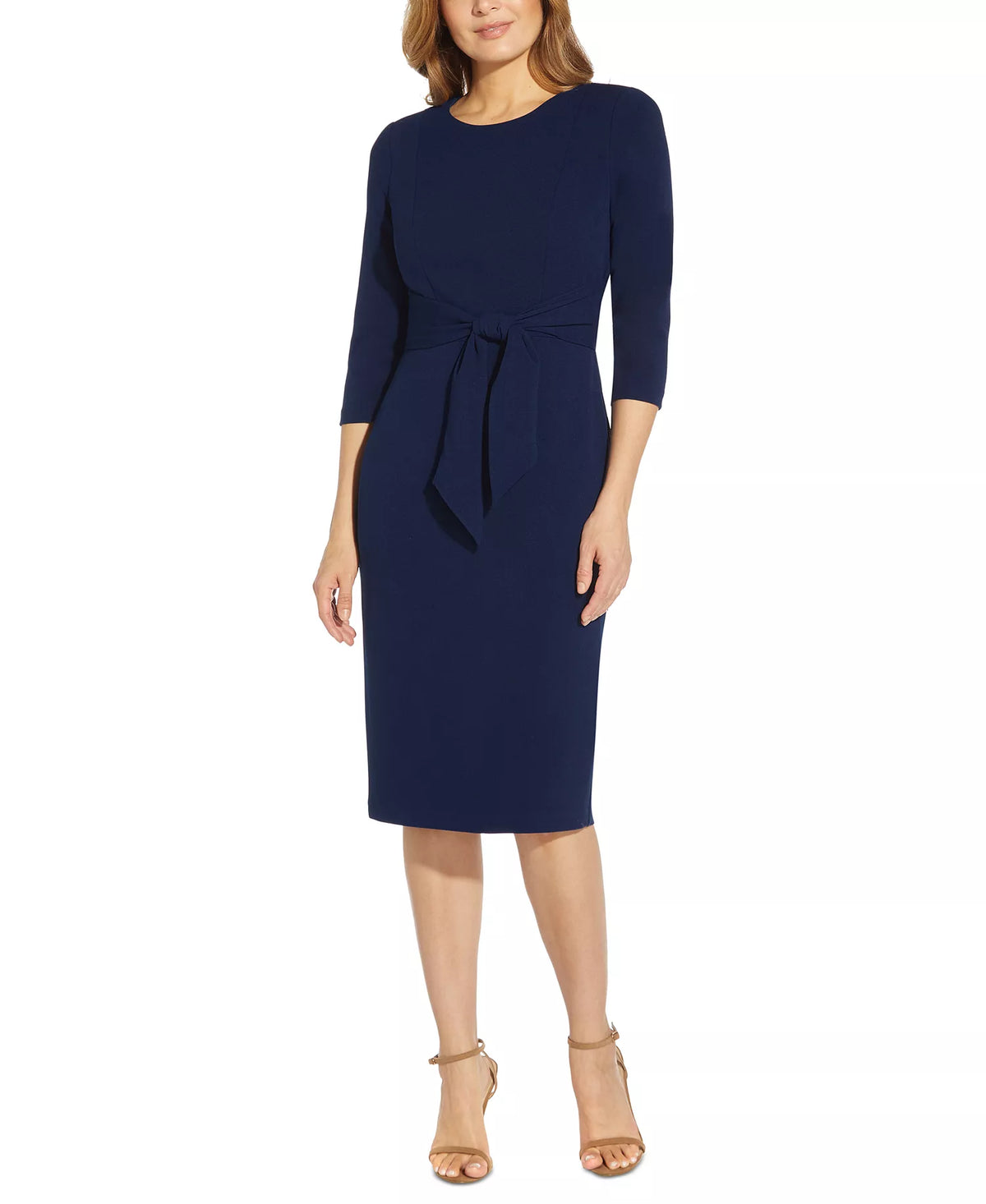 Adrianna Papell AP1D103175 - Navy Sateen