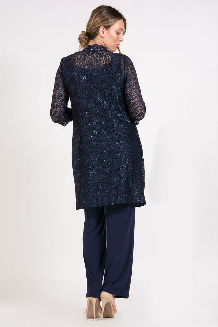 R&M Richards RM1993 Mother of the Bride Long Jacket Pant Suit