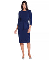 Adrianna Papell AP1D103175 - Navy Sateen