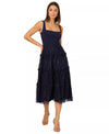 Adrianna Papell ADAE212024 A Line Midi Cocktail Dress