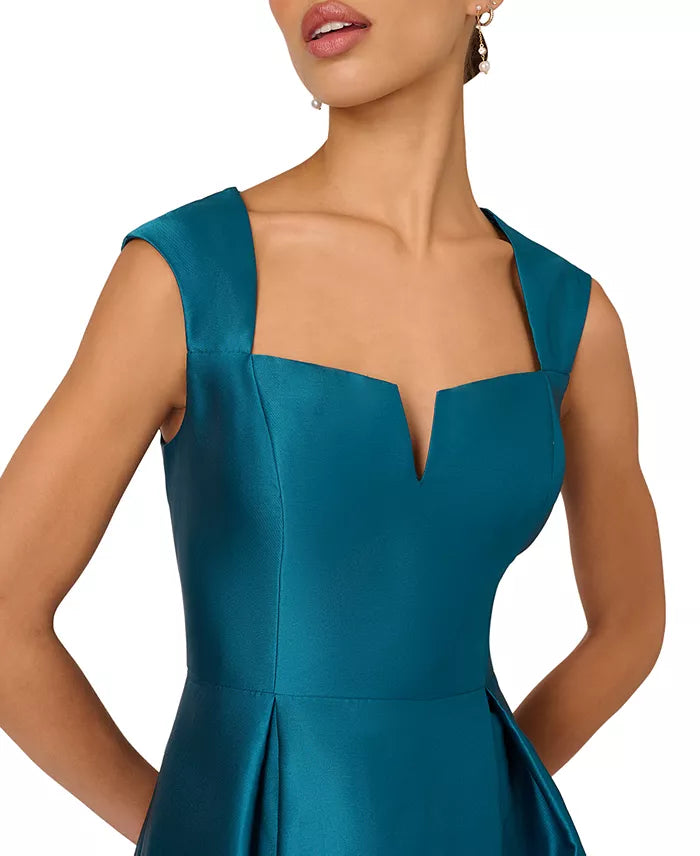 Wholesale Solid Mikado High-Low Evening Dress Adrianna Papell AP1E212769