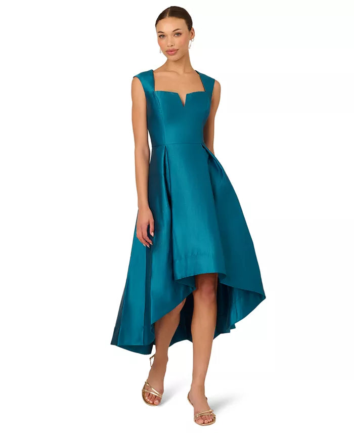 Wholesale Solid Mikado High-Low Evening Dress Adrianna Papell AP1E212769